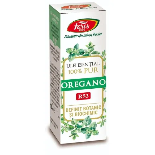 Ulei esential de oregano (R53), 10ml, Fares