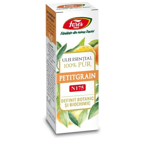 Ulei esential de Petitgrain N175, 10 ml, Fares