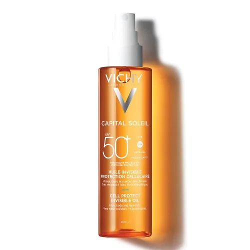 Ulei invizibil cu SPF50+ Cell Protect Capital Soleil, 200ml, Vichy