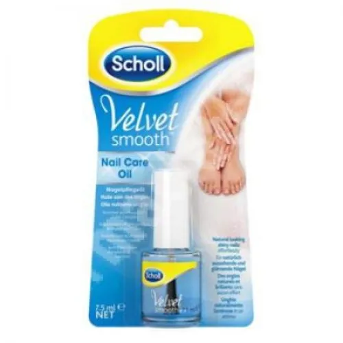 Ulei pentru ingrijirea unghiilor Velvet Smooth, 7.5 ml, Scholl