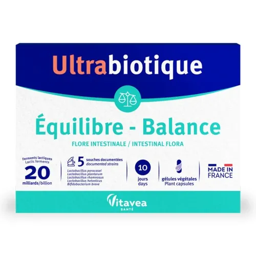 Probiotic Equilibre - Balance Ultrabiotique, 10 capsule, Vitavea