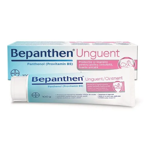 Unguent pentru iritatiile de scutec Bepanthen, 100 g, Bayer