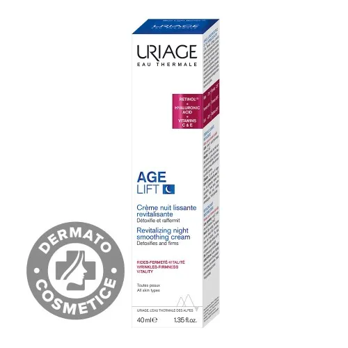 Crema Detox Revitalizanta de Noapte Age Lift, 40ml, Uriage