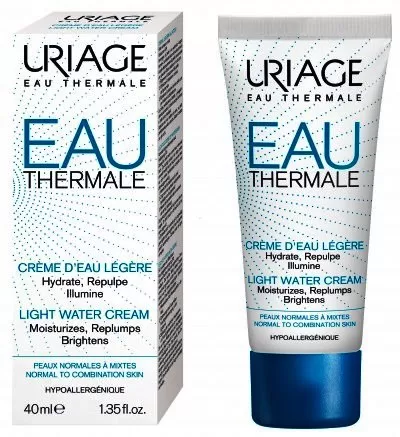 Crema hidratanta cu textura lejera pentru toate tipurile de ten, 40 ml, Uriage