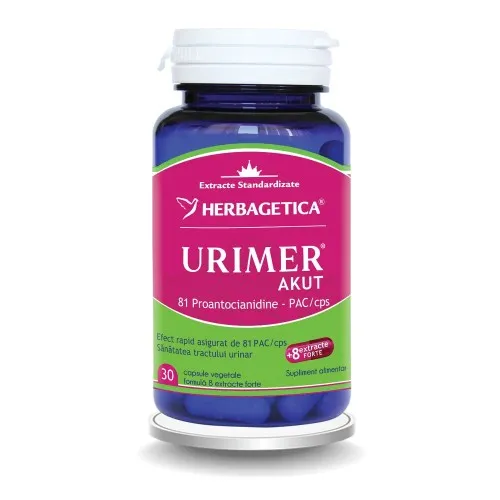 Urimer Akut, 30 capsule, Herbagetica