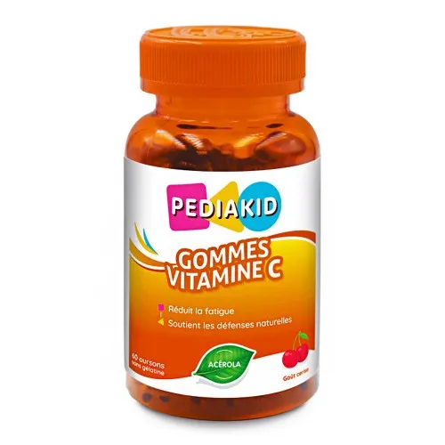 Ursuleti gumati cu vitamina C naturala, 60 ursuleti, Pediakid