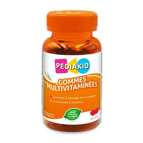 Ursuleti gumati cu vitamine si minerale, 60 ursuleti, Pediakid