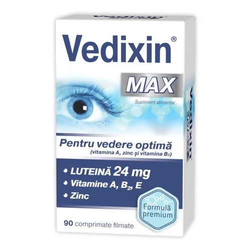 Vedixin Max pentru vedere optima, 90 comprimate - Zdrovit