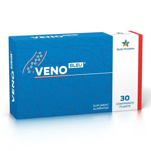 Veno Bleu Formula Noua, 30 comprimate filmate, Bleu Pharma