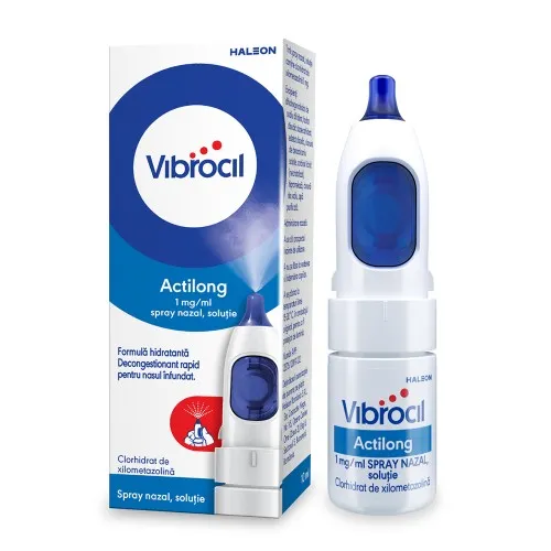 Vibrocil Actilong Khone spray nazal, solutie, 1mg/ml, 10 ml, Haleon
