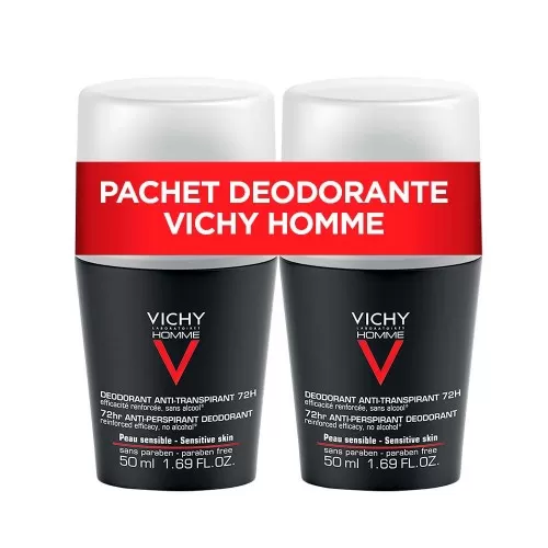 Vichy Homme Deodorant Roll On Control Extrem Eficacitate 72h x 50 ml BF (1+1 Gratis)