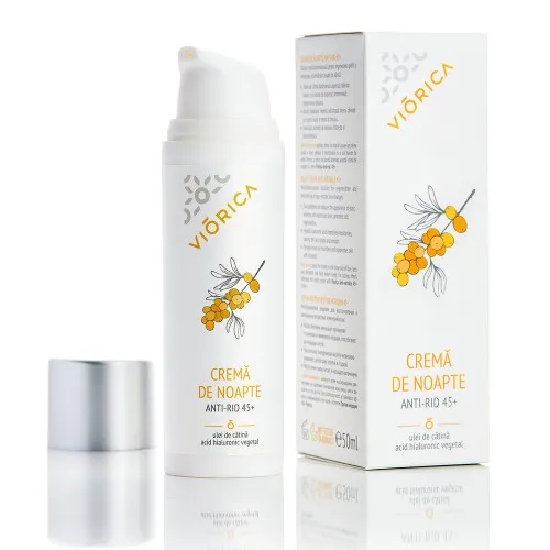Crema Noapte Anti-rid 45 cu Ulei de Nuca, 50ml, Viorica