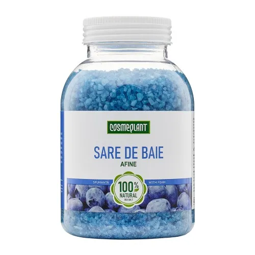 Sare de baie cu extract de afine, 1000g, Viorica