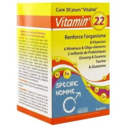 Vitamin 22 Specific Homme -cps. x 60