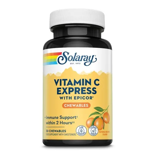 Vitamin C Express with Epicor, 30 comprimate masticabile, Secom