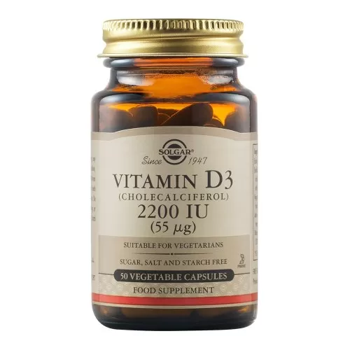 Vitamin D3 2200UI mg, 50 capsule, Solgar