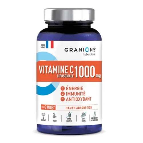 Vitamina C Lipozomala, 1000 mg, 60 capsule, Granions