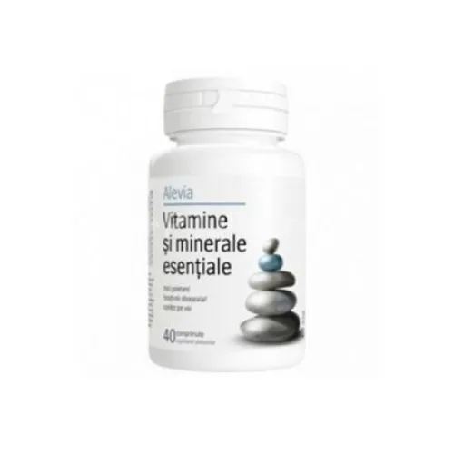 Vitamine si minerale, 40 comprimate, Alevia