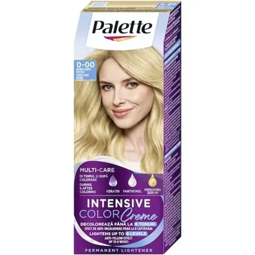 Vopsea de par permanenta Palette Intensive Color E20 Blond Foarte Deschis, 110ml, Schwarzkopf