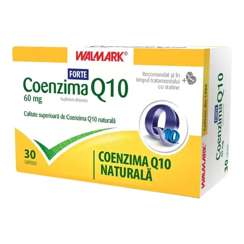 Coenzima Q10 Forte 60mg, 30 comprimate, Walmark