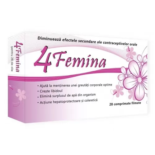 4 Femina, 28 comprimate, Zdrovit