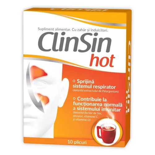 Clinsin HOT, 10 plicuri, Zdrovit