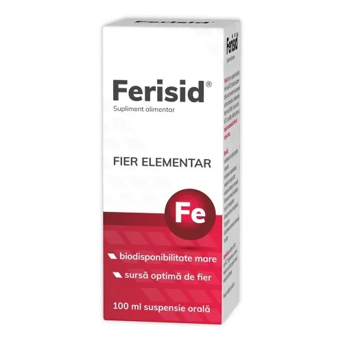 Fier Elementar Ferisid suspensie orala, 10 ml, Zdrovit