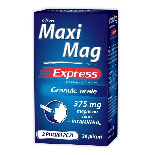 Maximag Express, 20 plicuri, Zdrovit