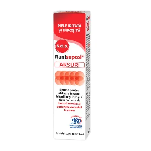Raniseptol Arsuri S.O.S Spuma, 150ml, Zdrovit