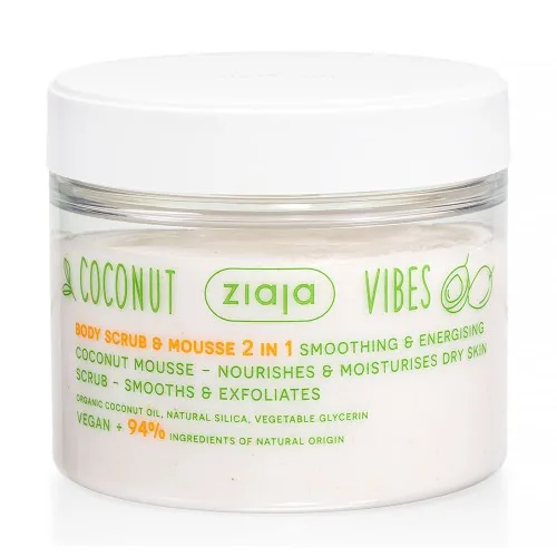 Scrub & Mousse pt Corp Coconut Vibes, 270ml, Ziaja