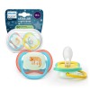 Suzeta Air Ultra Inel Fosforescent Design Jungle +18 luni 376/32, 2 buc, Avent Philips