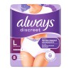 Chiloti pentru incontinenta urinara Always Discreet Plus 6 picaturi, Marimea L, 8 bucati