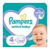 Scutece Pampers Active Baby Mega Box Marimea 4, 9-14 kg, 132 bucati