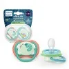 Suzeta Air Ultra Noapte Baiat 6-18 luni 376/28, 2 buc, Avent Philips