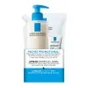 Pachet promotional Crema de spalare Lipikar Syndet AP+ 400ml, Rezerva de reumplere 400ml + Lipikar Baume Light 15ml, La Roche Posay