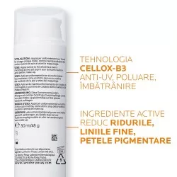 Crema cu protectie solara SPF 50 pentru fata, cu actiune anti-imbatranire, 50 ml, Anthelios Age Correct, La Roche Posay