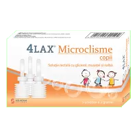 4Lax Microclisme Copii -unidoze x 6 - Solacium