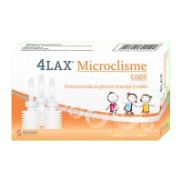 Microclisme pentru copii 4Lax, 6 unidoze, Labormed
