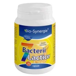 7 bacterii lactice, 20 capsule, Bio Synergie