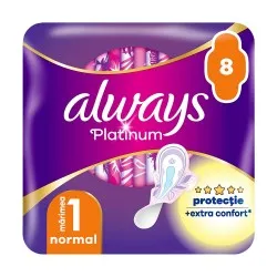 Absorbante Always Platinum Normal, 8 bucati