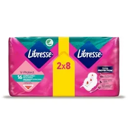 Absorbante ultra long cu aripioare, 16 bucati, Libresse