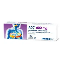 ACC, 600 mg, 20 comprimate efervescente, Sandoz