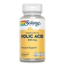 Acid Folic 800 mcg Solaray, 30 capsule, Secom