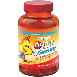 Actival Junior Gummy, 50 comprimate, Beres Pharmaceuticals