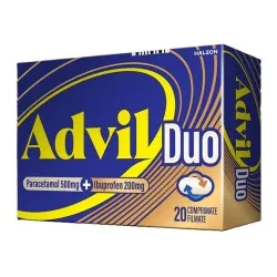 Advil Duo, 500 mg/200 mg, 20 comprimate filmate, Haleon