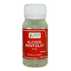 Alcool Mentolat 1%, 50 ml, Adya