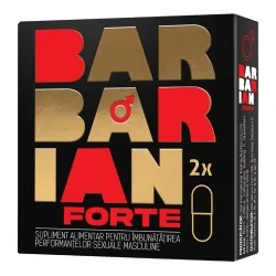 Supliment pentru potenta Barbarian Forte, 2 capsule, Adya