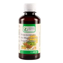 Sirop cu extracte din muguri de pin, propolis si miere, 200 ml, Adya Green Pharma
