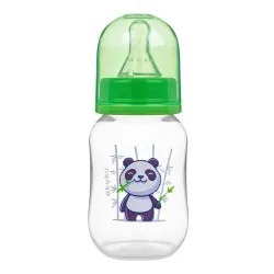 Biberon Clasic cu Tetină din Silicon A0104, 125 ml, Fără BPA, Akuku