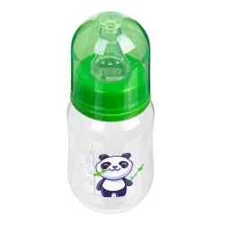 Biberon Clasic cu Tetină din Silicon A0104, 125 ml, Fără BPA, Akuku